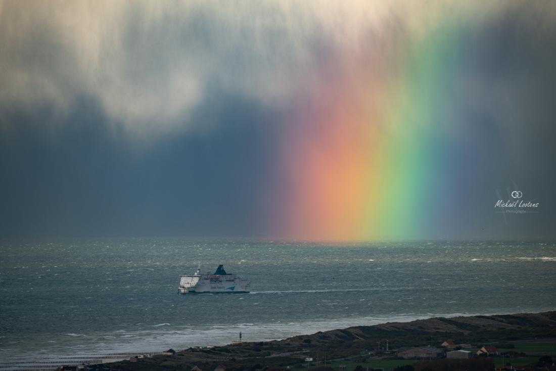 Ciel de traine sur la Côte d'Opale - Photo par Mickaël Lootens