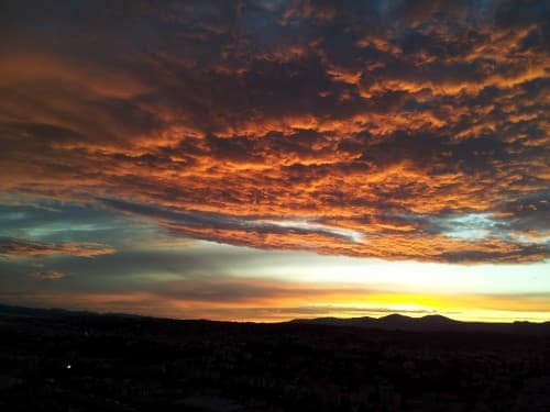 coucher de soleil