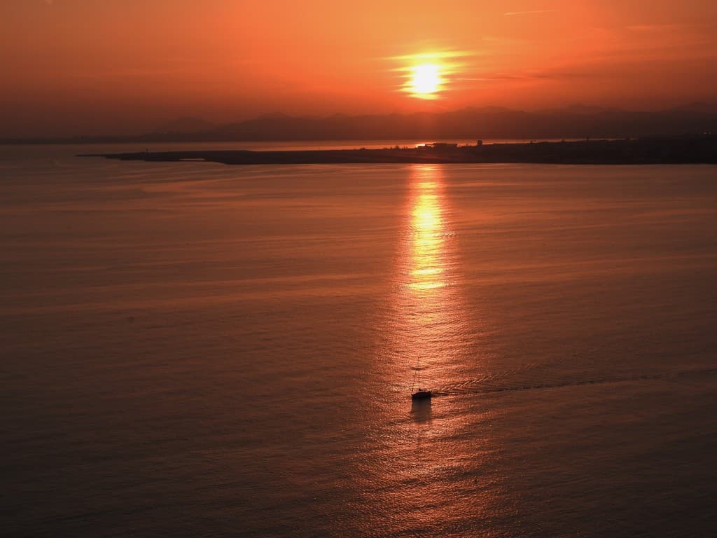 coucher de soleil