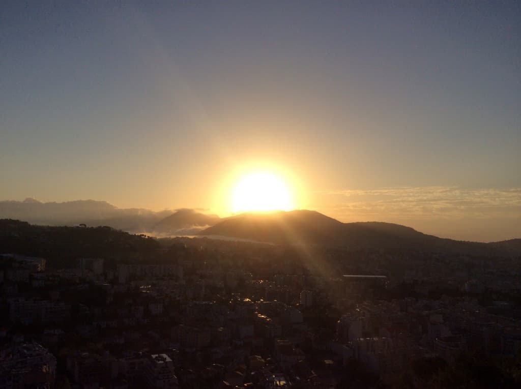 Levé du soleil.