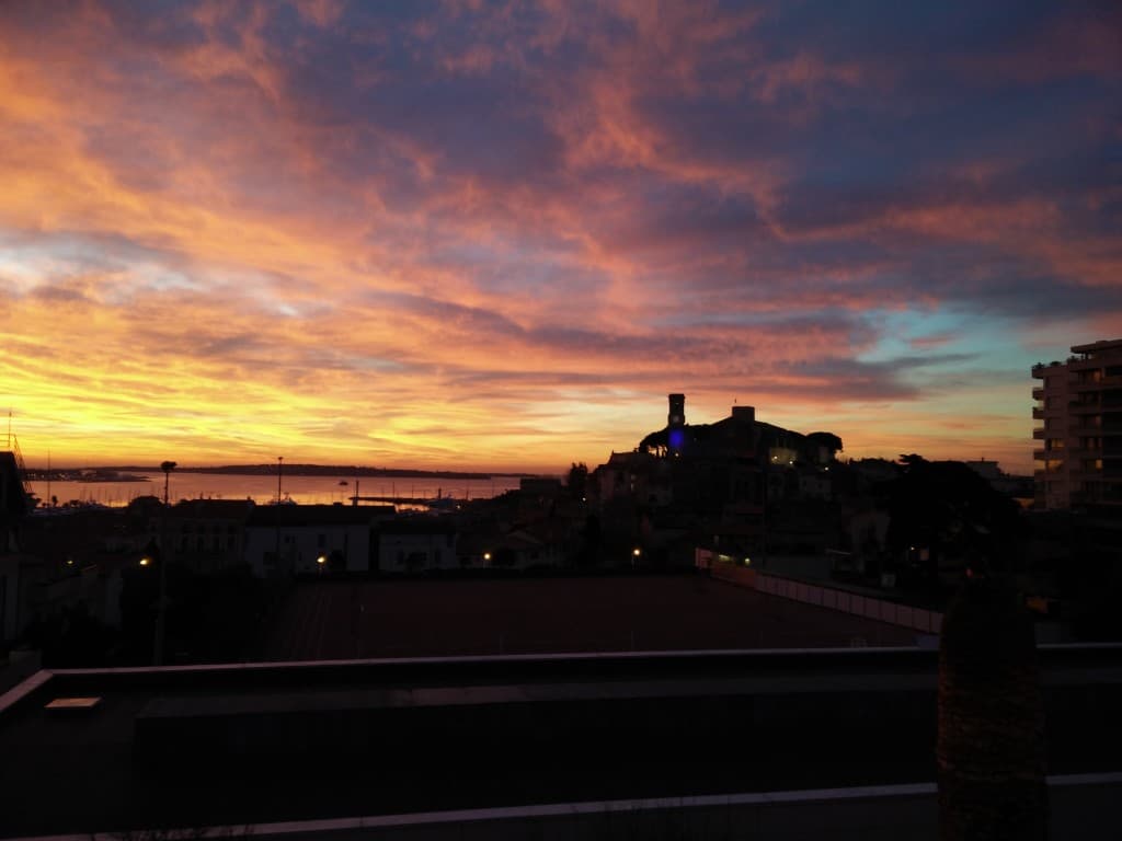 Lever de soleil Cannes