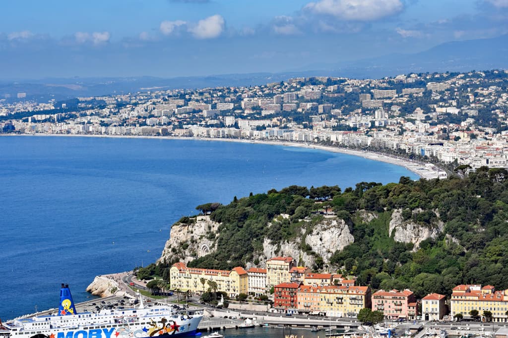 Nice vue du Mont Boron
