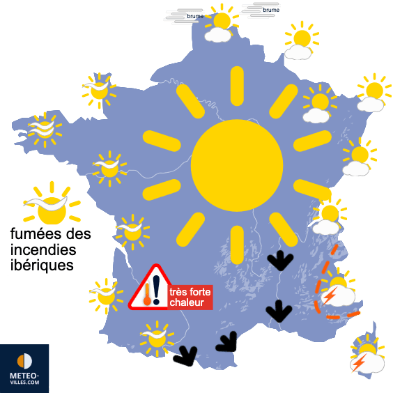 Fin de la vague de chaleur et retour des orages