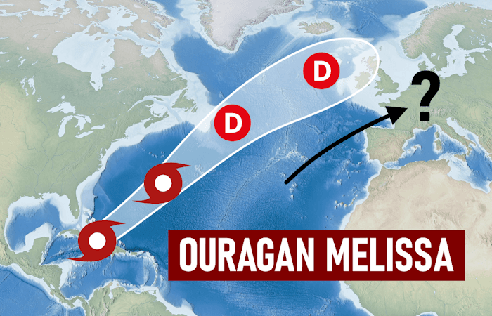 Quelles seront les conséquences de l'ouragan Melissa en France ?