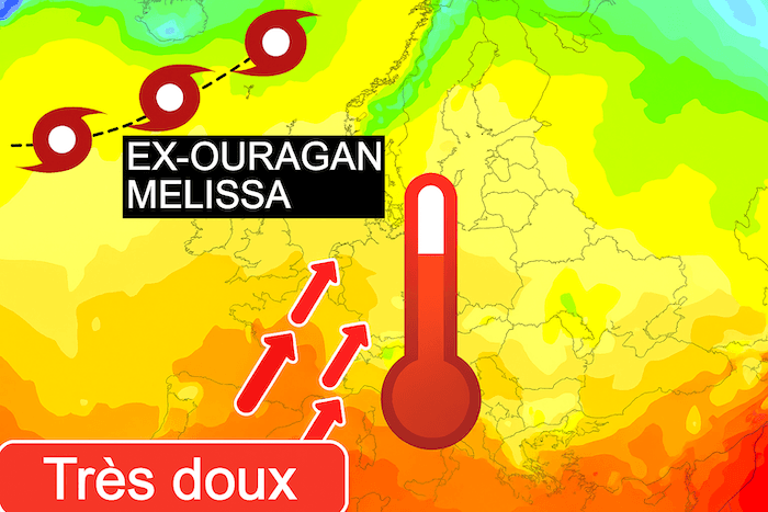 L'influence de l'ouragan Melissa sur la douceur de cette semaine en France