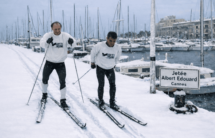 Février 1991 : vague de froid et neige de la Bretagne à la côte d'Azur