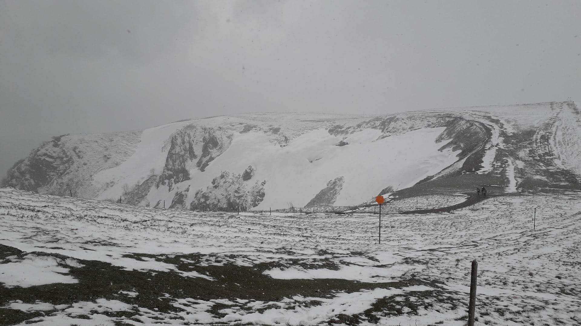 Averse de neige au Hohneck