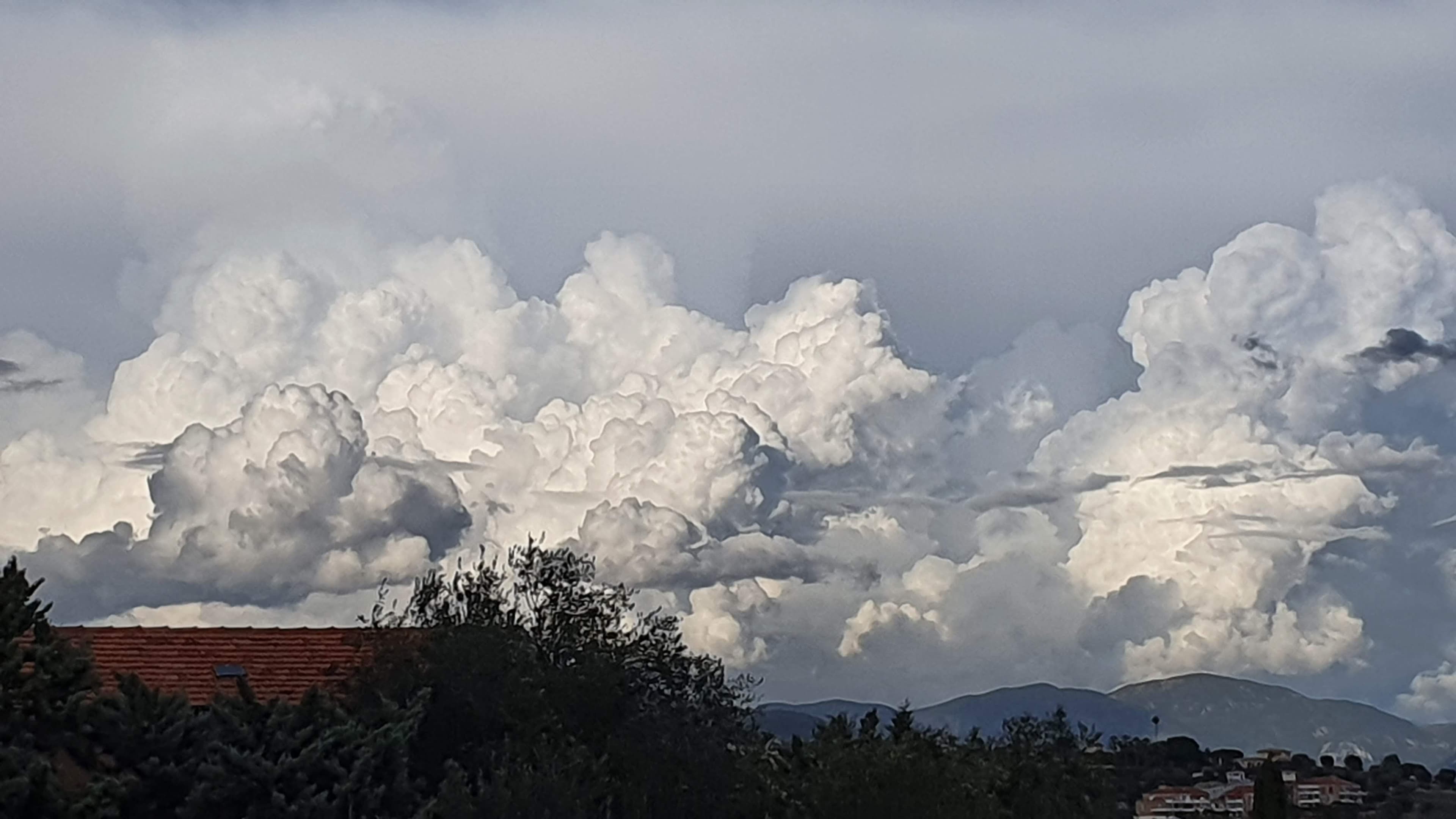 Bouillonnement annonciateur de l'orage