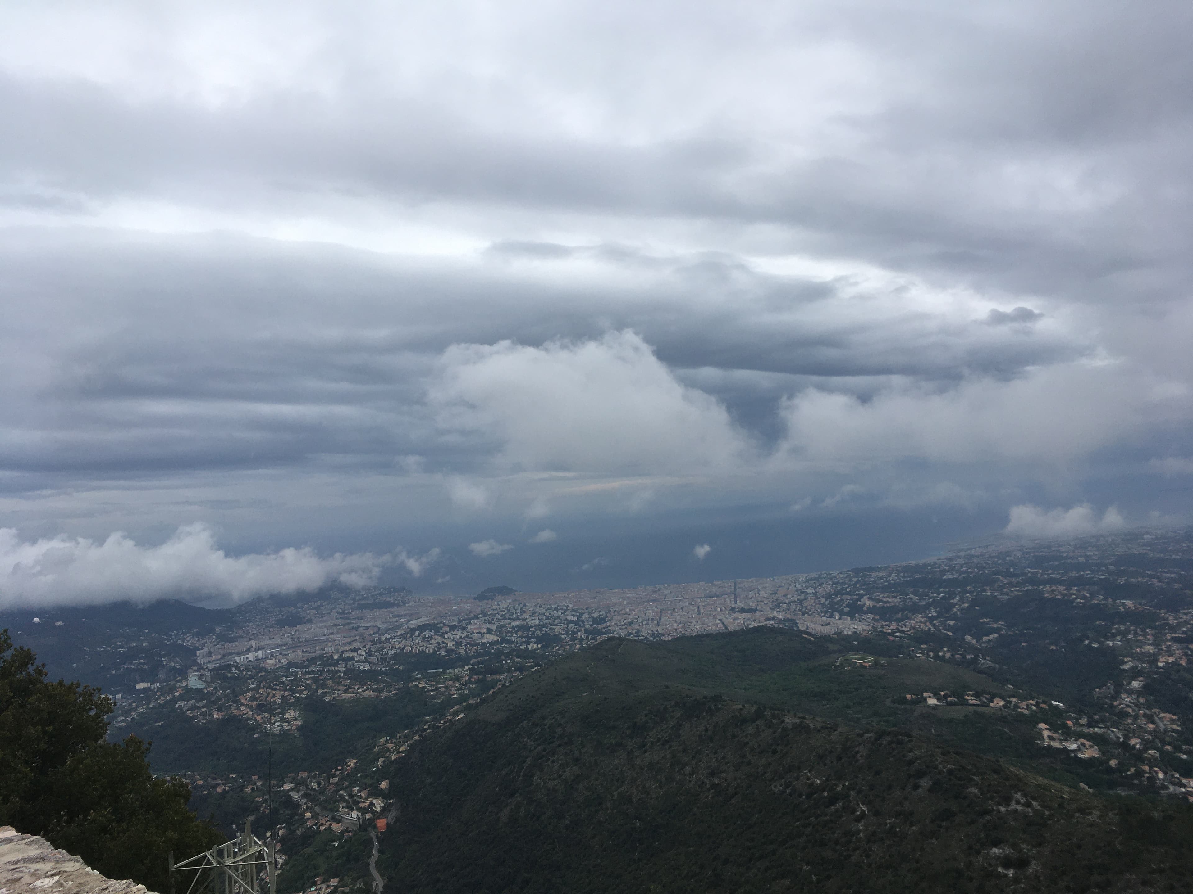 Orage sur Nice