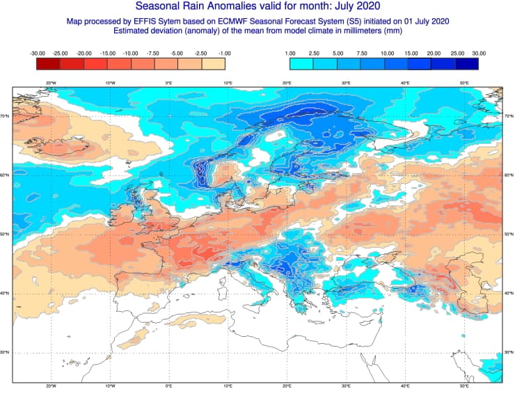 Image d'illustration pour Point complet sur le risque de sécheresse pour la suite de l'été