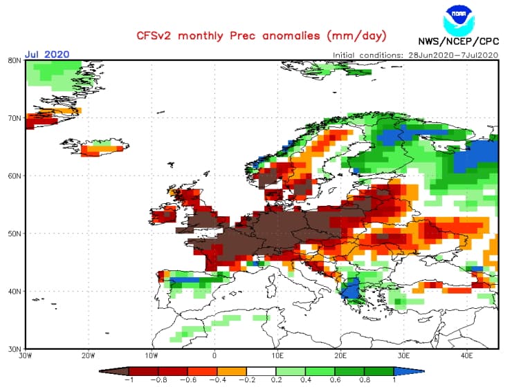 Image d'illustration pour Point complet sur le risque de sécheresse pour la suite de l'été