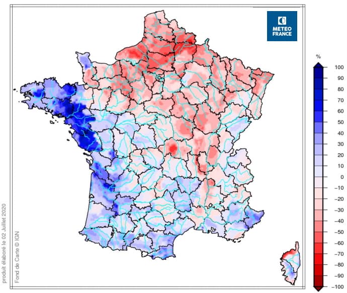 Image d'illustration pour Point complet sur le risque de sécheresse pour la suite de l'été