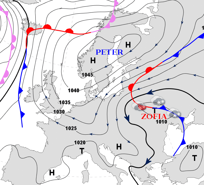 Image d'illustration pour Vent & fraîcheur sur la France - Neige sur l'Europe de l'Est