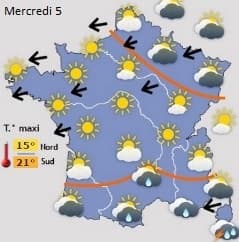 Image d'illustration pour Vent & fraîcheur sur la France - Neige sur l'Europe de l'Est
