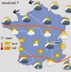 Image d'illustration pour Vent & fraîcheur sur la France - Neige sur l'Europe de l'Est