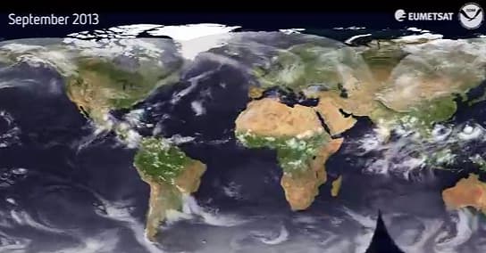 Image d'illustration pour Animation satellite mondiale de 2013