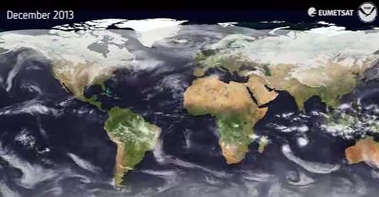 Image d'illustration pour Animation satellite mondiale de 2013