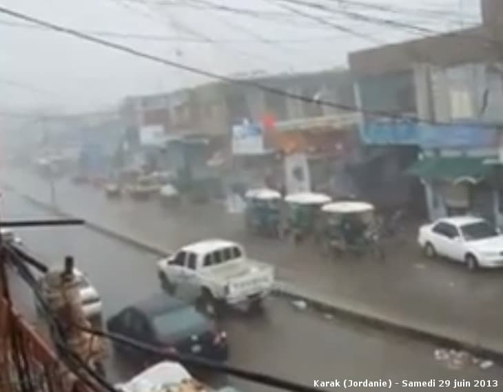 Image d'illustration pour Jordanie : Un orage en saison sèche