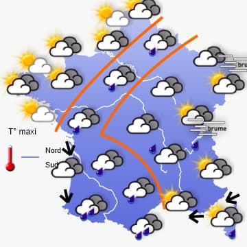 Une semaine de transition entre vagues pluvieuses et temps plus calme 