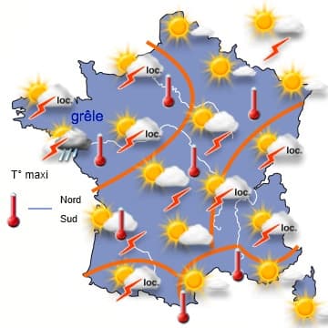 Estival jusqu'au week-end, mais attention aux orages sur certaines régions