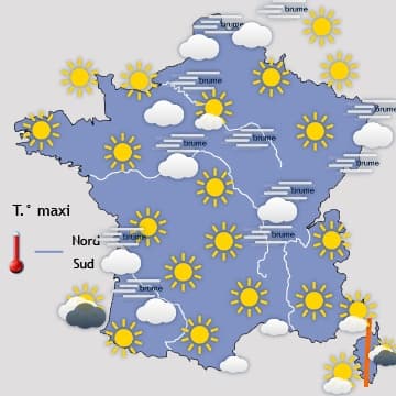 Plus changeant avec un froid plus généralisé à partir de lundi