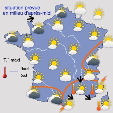 Frais et très instable à partir de mardi 