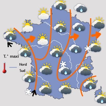 La semaine prochaine sera de nouveau très perturbée !! 