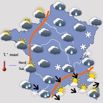 Retour de la pluie et du vent dans le Nord et l'Ouest 