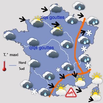 Début de semaine temporairement plus calme 