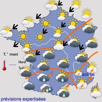 Vers un temps progressivement plus chaud 