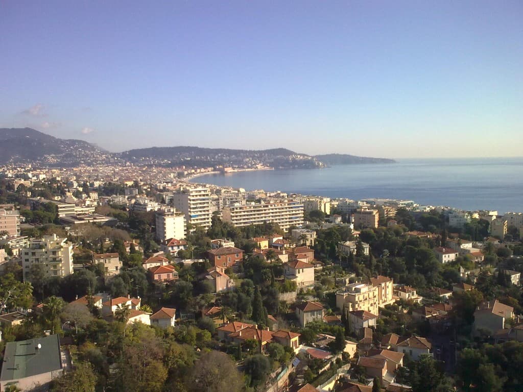 Baie de Nice vue de Fabron