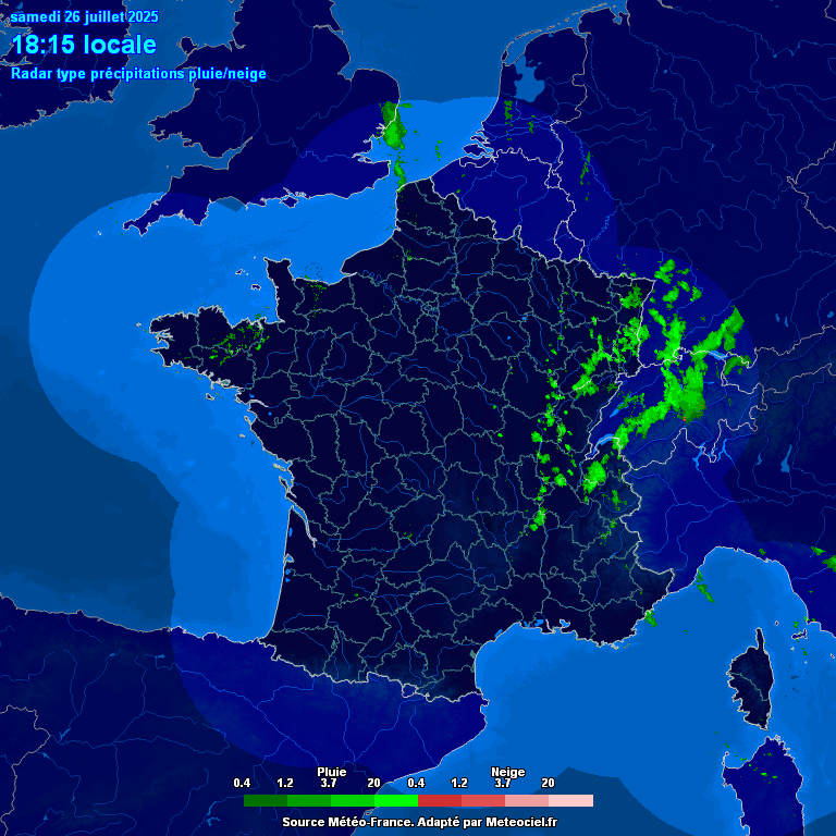 Image d'illustration pour Suivi des pluies en France