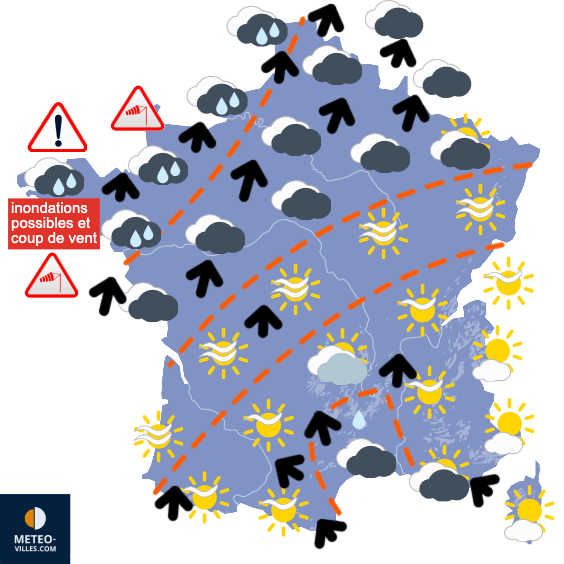 Pluies méditerranéennes et vague de froid à surveiller