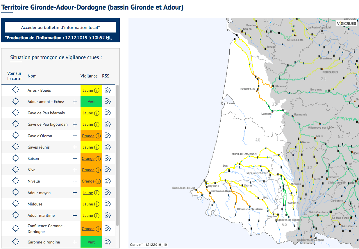 Image d'illustration pour VIGILANCE METEO : inondations, fortes pluies et tempêtes