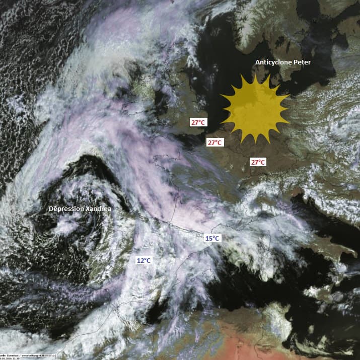 Image d'illustration pour Coup chaud avant les orages sous l'influence de Xandrea