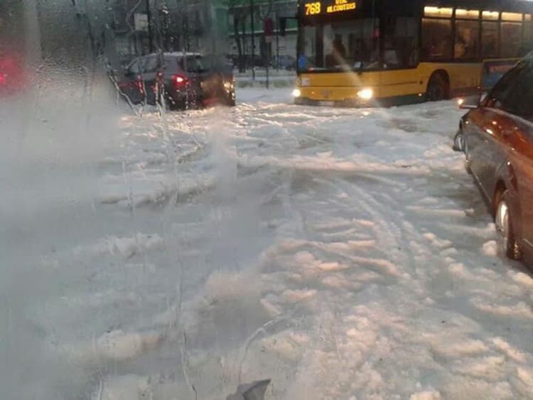 Image d'illustration pour Violents orages de grêle à Lisbonne au Portugal