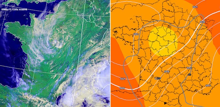 Image d'illustration pour Une (petite) goutte froide sur le Centre (sat)