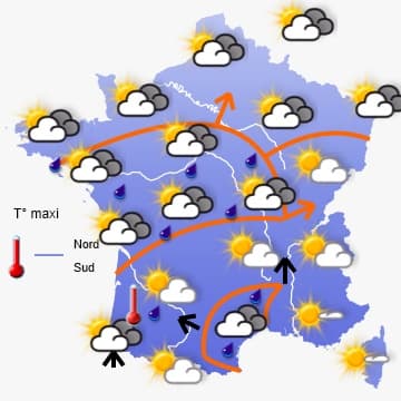 Dimanche sera chaud dans le Sud, puis la semaine prochaine s'annonce très agitée