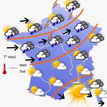 TENDANCE METEO pour les prochains jours : TRES AGITEE !