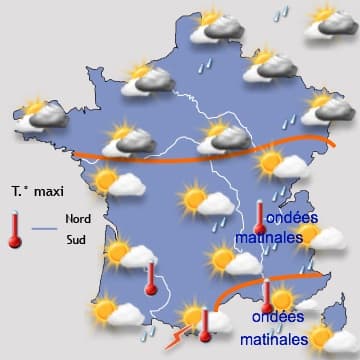 Poursuite du beau temps, hormis quelques nuages dans les régions du Nord