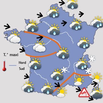 Lent retour du beau temps par le Sud