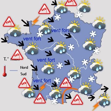 Refroidissement temporaire, avant un redoux spectaculaire