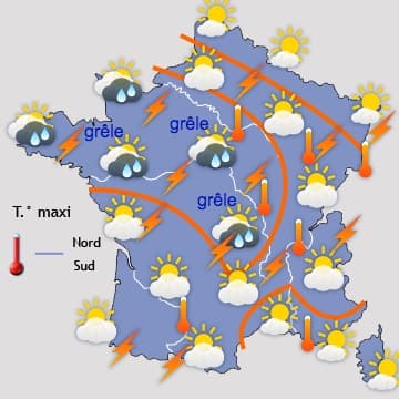 Régression temporaire des fortes chaleurs mais restant estival
