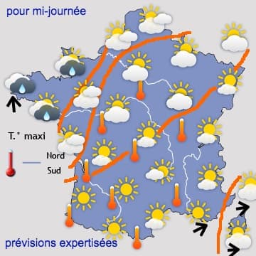 Vers un temps moins chaud et plus perturbé