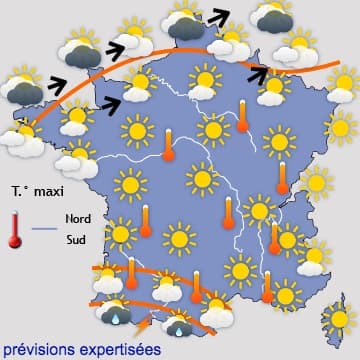 Plutôt estival et surtout très sec au moins jusqu'au 20 juillet