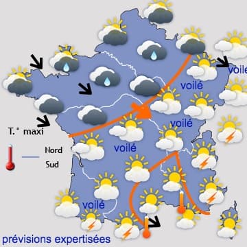 Mitigé jusqu'à vendredi, puis plus estival