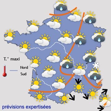 Retour d'un temps estival sur une grande moitié Sud